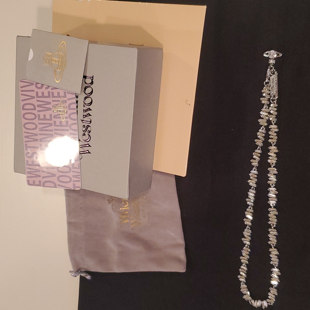 NWT Vivienne Westwood Molly Crystal Choker Necklace - Picture 8 of 8